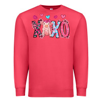 Cardinal xoxo pig olivia Premium Sweatshirt - OliviaCreatesArt