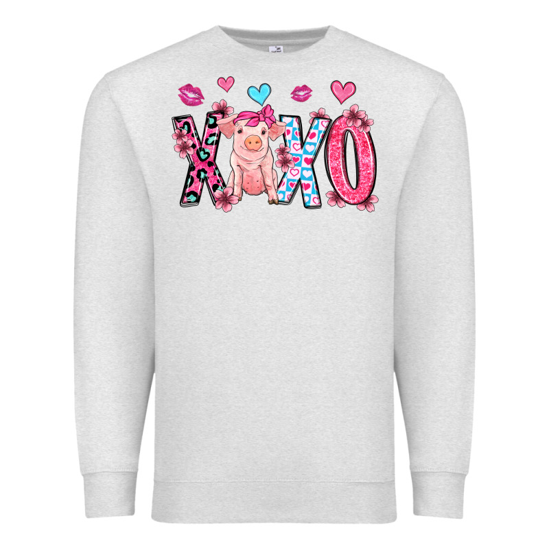 Xoxo Pig Olivia Premium Sweatshirt by OliviaCreatesArt | Teevron