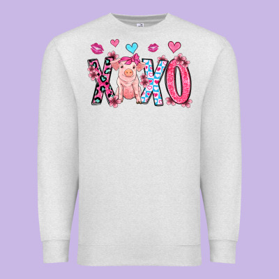 Xoxo Pig Olivia Premium Sweatshirt Designed By Oliviacreatesart
