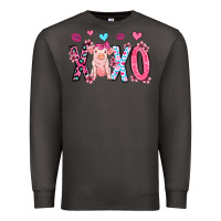 Smoke xoxo pig olivia Premium Sweatshirt - OliviaCreatesArt