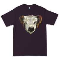 Plum white calf scottish Premium Tee - BarkalooDesign