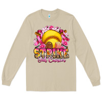 Mushroom strike out cancer softball Long Sleeve Tee - Artiststas