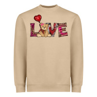 Mushroom valentine's day tedybear love Heavyweight Sweatshirt - RanaPortraitStore