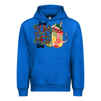 Cobalt Sweet Summer Time Urban Hoodie - CowhideDigitalArt