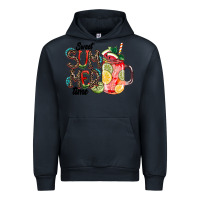 Navy Sweet Summer Time Urban Hoodie - CowhideDigitalArt