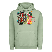 Pigment Oil Green Sweet Summer Time Urban Hoodie - CowhideDigitalArt