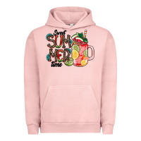 Pigment Salmon Sweet Summer Time Urban Hoodie - CowhideDigitalArt