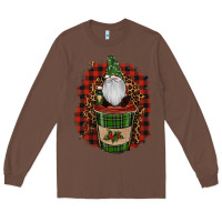 Chestnut gnomes with coffee christmas Long Sleeve Tee - RanaPortraitStore