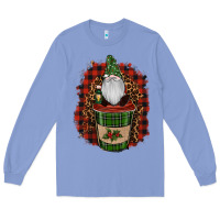 Colony Blue gnomes with coffee christmas Long Sleeve Tee - RanaPortraitStore
