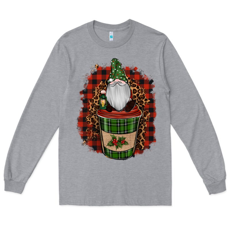 Gnomes With Coffee Christmas Long Sleeve Tee by RanaPortraitStore | Teevron