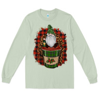 Matcha gnomes with coffee christmas Long Sleeve Tee - RanaPortraitStore