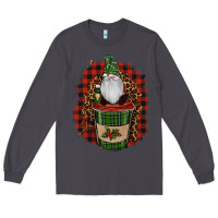 Smoke gnomes with coffee christmas Long Sleeve Tee - RanaPortraitStore