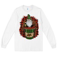White gnomes with coffee christmas Long Sleeve Tee - RanaPortraitStore
