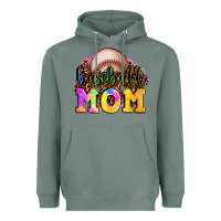 Sage baseball mom Heavyweight Hoodie - OliviaCreatesArt