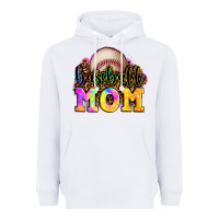White baseball mom Heavyweight Hoodie - OliviaCreatesArt