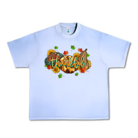Grape Ice thankful pumpkins Urban Heavy Tee - MaliasSmallBusiness