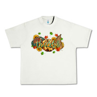 Pistachio thankful pumpkins Urban Heavy Tee - MaliasSmallBusiness