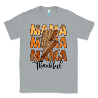 Heather Grey Thankful Mama Classic Tee - MaliasSmallBusiness