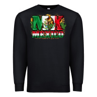 Black MX Mexico Premium Sweatshirt - FaDigitalArtStudio