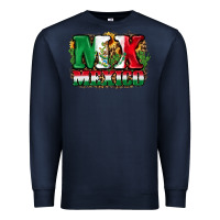 Navy MX Mexico Premium Sweatshirt - FaDigitalArtStudio