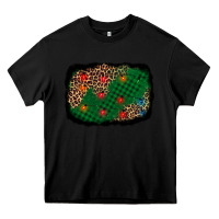Black green buffalo plaid christmas background Heavy Core Tee - AdoDesignShop