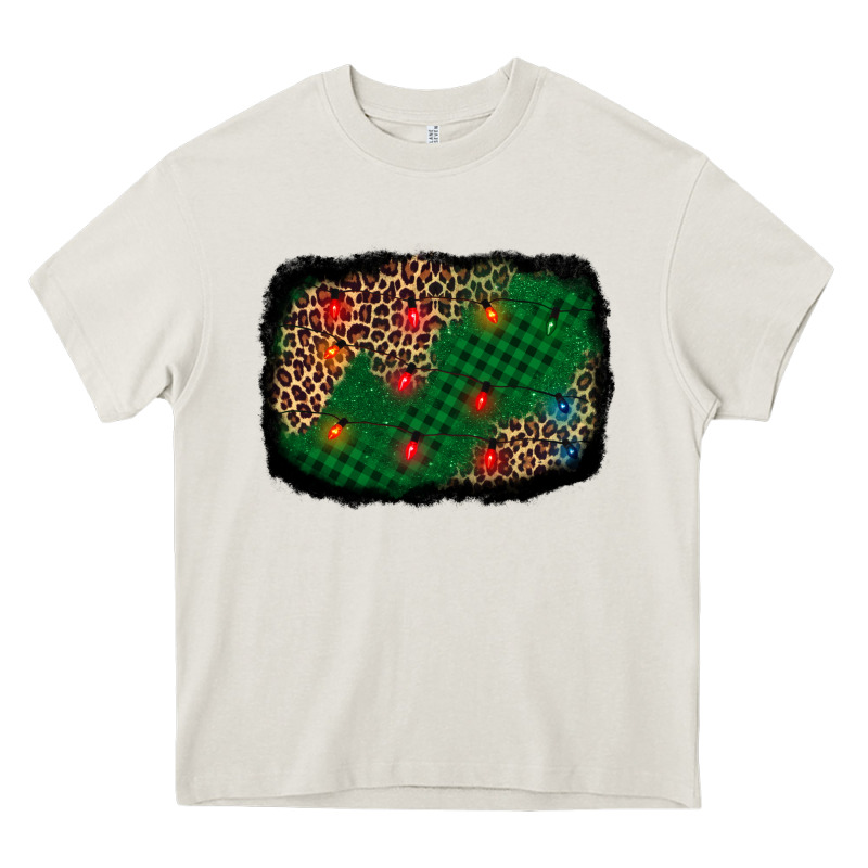 Green Buffalo Plaid Christmas Background Heavy Core Tee by AdoDesignShop | Teevron