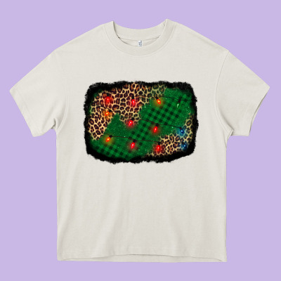Green Buffalo Plaid Christmas Background Heavy Core Tee Designed By Adodesignshop