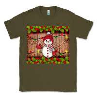 Army Green snowman Christmas Classic Tee - JahusDesignShop