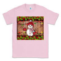 Bubblegum Pink snowman Christmas Classic Tee - JahusDesignShop