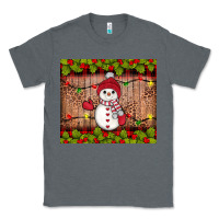 Charcoal Heather snowman Christmas Classic Tee - JahusDesignShop