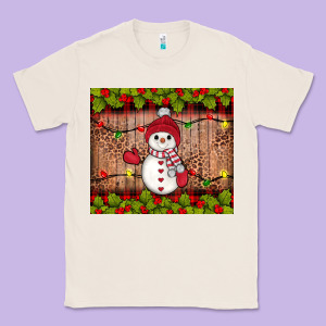 Snowman Christmas Classic Tee Designed By Jahusdesignshop