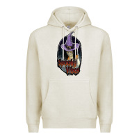Oatmeal Heather spooky vibes Premium Hoodie - JahusDesignShop