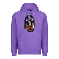 Purple spooky vibes Premium Hoodie - JahusDesignShop