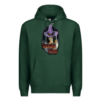 Sports Green spooky vibes Premium Hoodie - JahusDesignShop