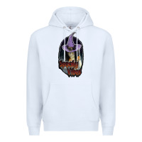 White spooky vibes Premium Hoodie - JahusDesignShop