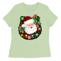 Matcha horseshoe santa Ladies Tee - AdoDesignShop
