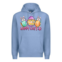 Colony Blue Happy Easter Nurse eggs Easter Day Premium Hoodie - CowGirlArtShop