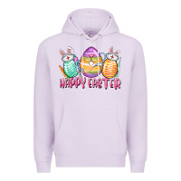 Lilac Happy Easter Nurse eggs Easter Day Premium Hoodie - CowGirlArtShop