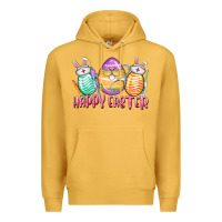 Mustard Happy Easter Nurse eggs Easter Day Premium Hoodie - CowGirlArtShop