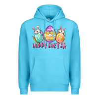 Ocean Blue Happy Easter Nurse eggs Easter Day Premium Hoodie - CowGirlArtShop