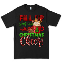 Black fill up your cup with christmas cheer Premium Tee - Jasminsmagicworld