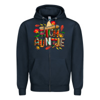 Navy cinco de mayo rich auntie Zipper Hoodie - CowGirlArtShop