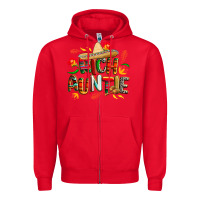 Red cinco de mayo rich auntie Zipper Hoodie - CowGirlArtShop