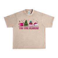 French Oak tis the season pink christmas Urban Heavy Tee - MaliasSmallBusiness
