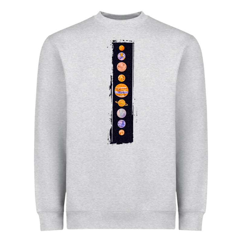 Planets Colour Heavyweight Sweatshirt by Bettercallsaul | Teevron