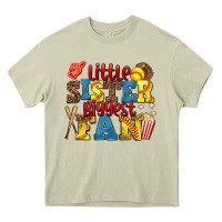 Mossy little sister biggest fan softball Heavy Core Tee - AdoDesignShop