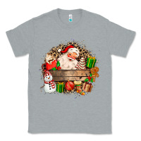 Heather Grey Santa Classic Tee - MaliasSmallBusiness