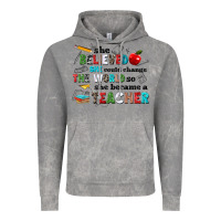 Cloud Rock she believed she could change the world so she bec Vintage Hoodie - NancyCooperArtShop