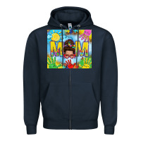 Navy Messy bun Autism mom 20oz skinny tumbler Zipper Hoodie - TumblerDesignByShophia