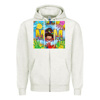 Oatmeal Heather Messy bun Autism mom 20oz skinny tumbler Zipper Hoodie - TumblerDesignByShophia